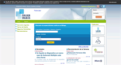 Desktop Screenshot of malagasalud.es